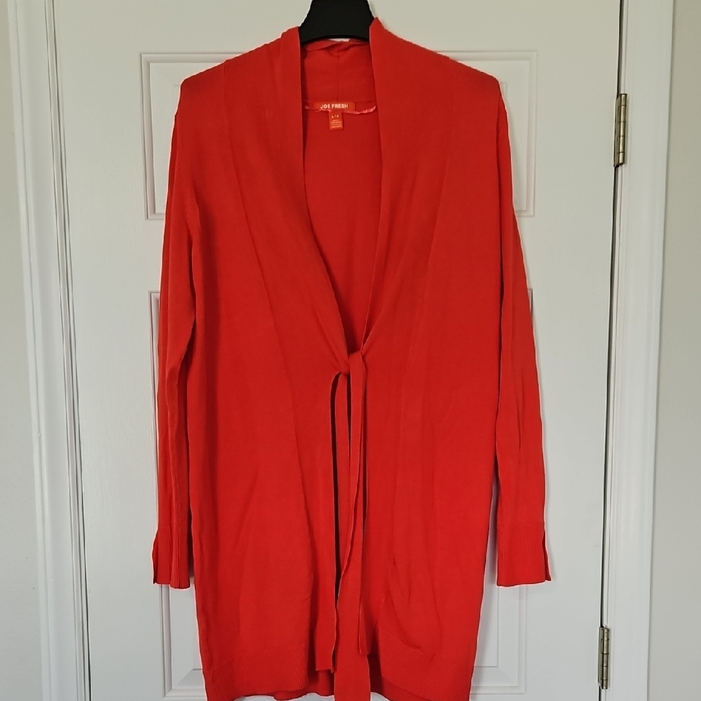 Joe Fresh Bold Red Cardigan